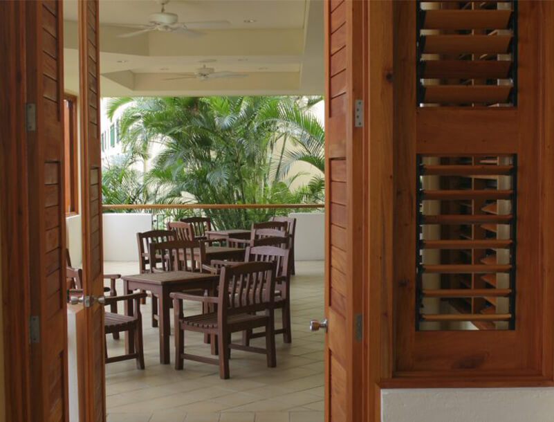 glass window shutters interior